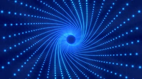 Lights in blue Stock Footage 8948434