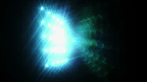 Lights Blue  Stock Footage 23458107