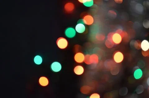 Lights blurred bokeh 写真素材