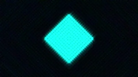 Lights Board Loop LED Background Animation Lights Flashing Wall Stock Footage 301902704