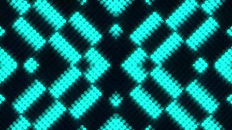 Lights Board Loop LED Background Animation Lights Flashing Wall Stock Footage 301902725