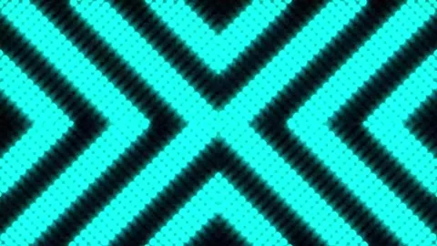 Lights Board Loop LED Background Animation Lights Flashing Wall Stock Footage 301902746