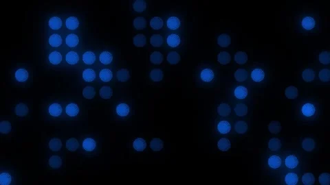 Lights Board Loop LED Background Animation Lights Flashing Wall Stock Footage 301903714