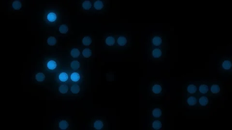 Lights Board Loop LED Background Animation Lights Flashing Wall Stock Footage 301903716