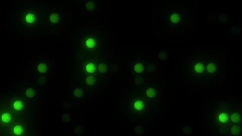 Lights Board Loop LED Background Animation Lights Flashing Wall Stock Footage 301903849