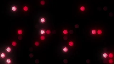 Lights Board Loop LED Background Animation Lights Flashing Wall Stock Footage 301903859
