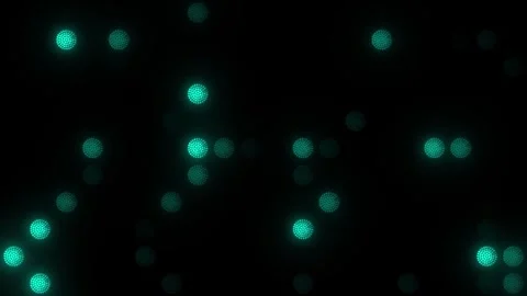 Lights Board Loop LED Background Animation Lights Flashing Wall Stock Footage 301903877