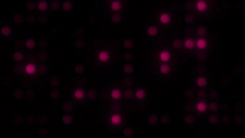 Lights Board Loop LED Background Animation Lights Flashing Wall Stock Footage 301903899