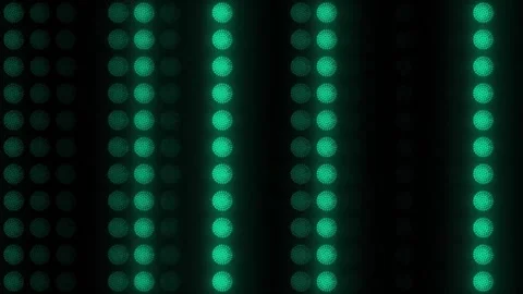 Lights Board Loop LED Background Animation Lights Flashing Wall Stock Footage 301903921