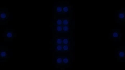 Lights Board Loop LED Background Animation Lights Flashing Wall Stock Footage 301903923