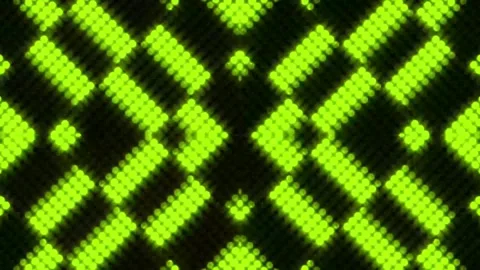 Lights Board Loop LED Background Animation Lights Flashing Wall Stock Footage 301905606