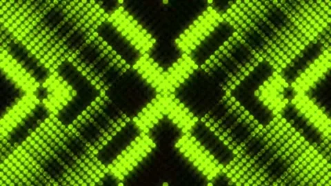 Lights Board Loop LED Background Animation Lights Flashing Wall Stock Footage 301905640