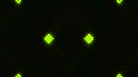 Lights Board Loop LED Background Animation Lights Flashing Wall Stock Footage 301905658