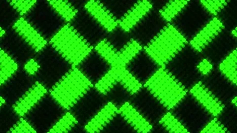 Lights Board Loop LED Background Animation Lights Flashing Wall Stock Footage 301907843