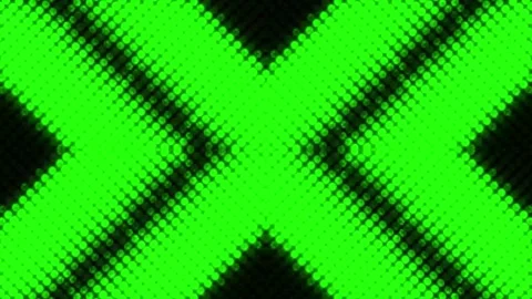 Lights Board Loop LED Background Animation Lights Flashing Wall Stock Footage 301907850