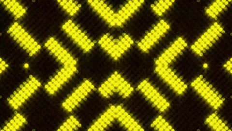 Lights Board Loop LED Background Animation Lights Flashing Wall Stock Footage 301907896