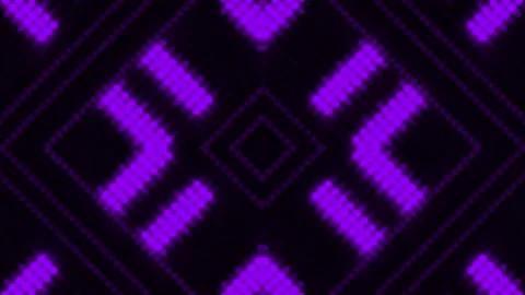 Lights Board Loop LED Background Animation Lights Flashing Wall Stock Footage 301911219