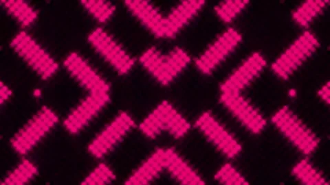 Lights Board Loop LED Background Animation Lights Flashing Wall Stock Footage 303010640