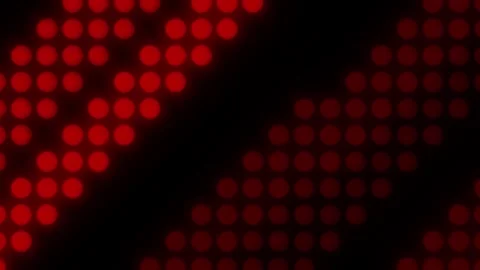 Lights Board Loop LED Background Animation Lights Flashing Wall Stock Footage 303096573