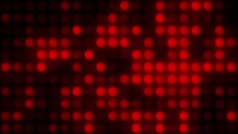 Lights Board Loop LED Background Animation Lights Flashing Wall Stock Footage 303096576