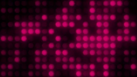 Lights Board Loop LED Background Animation Lights Flashing Wall Stock Footage 303096620