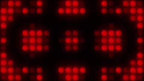 Lights Board Loop LED Background Animation Lights Flashing Wall Stock Footage 303096698