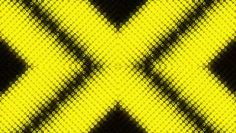 Lights Board Loop LED Background Animation Lights Flashing Wall Stock Footage 303233299