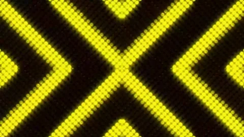 Lights Board Loop LED Background Animation Lights Flashing Wall Stock Footage 303233314