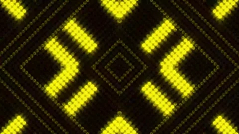 Lights Board Loop LED Background Animation Lights Flashing Wall Stock Footage 303233315