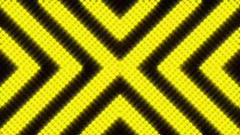 Lights Board Loop LED Background Animation Lights Flashing Wall Stock Footage 303233327