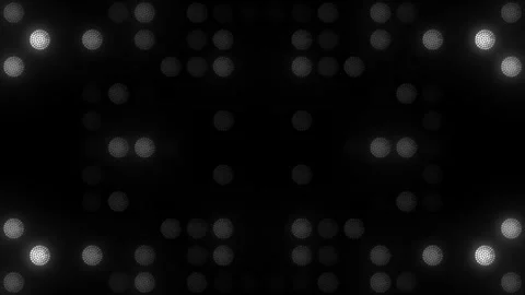 Lights Board Loop LED Background Animation Lights Flashing Wall Stock Footage 303661645