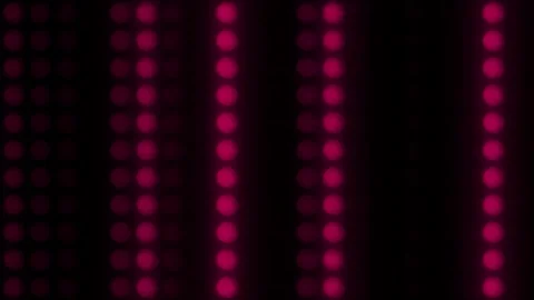 Lights Board Loop LED Background Animation Lights Flashing Wall Stock Footage 303661844
