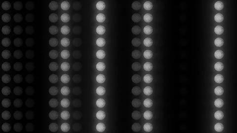 Lights Board Loop LED Background Animation Lights Flashing Wall Stock Footage 303661845