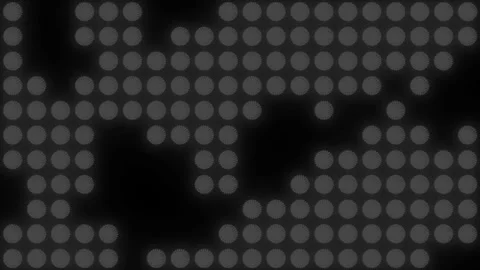 Lights Board Loop LED Background Animation Lights Flashing Wall Stock Footage 303661870