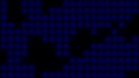Lights Board Loop LED Background Animation Lights Flashing Wall Stock Footage 303661875