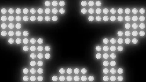 Lights Board Loop LED Background Animation Lights Flashing Wall Stock-Footage 303661885