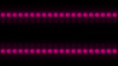 Lights Board Loop LED Background Animation Lights Flashing Wall Stock Footage 305081636