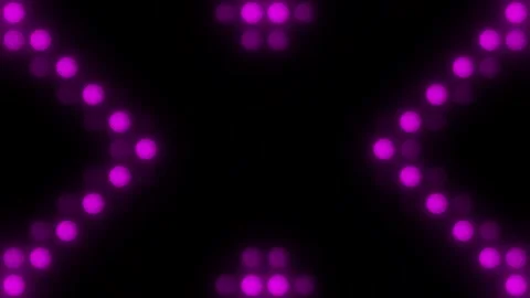 Lights Board Loop LED Background Animation Lights Flashing Wall Stock Footage 305081704