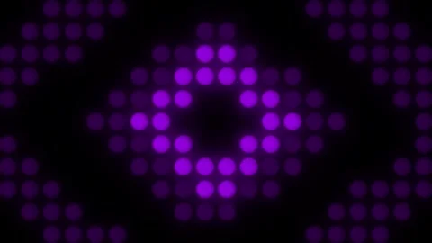 Lights Board Loop LED Background Animation Lights Flashing Wall Stock-Footage 305081729