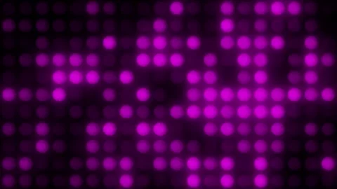 Lights Board Loop LED Background Animation Lights Flashing Wall Stock Footage 305081730