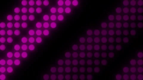 Lights Board Loop LED Background Animation Lights Flashing Wall Stock Footage 305081799