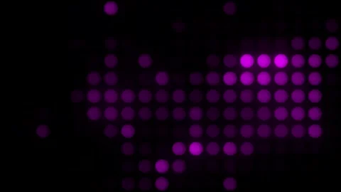 Lights Board Loop LED Background Animation Lights Flashing Wall Stock Footage 305081809