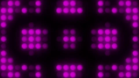 Lights Board Loop LED Background Animation Lights Flashing Wall Stock Footage 305082192