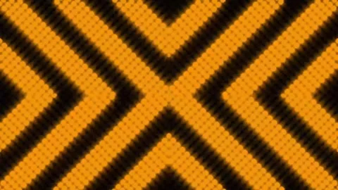 Lights Board Loop LED Background Animation Lights Flashing Wall Stock Footage 305492548