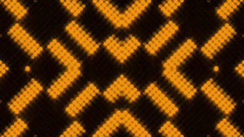 Lights Board Loop LED Background Animation Lights Flashing Wall Stock Footage 305492549