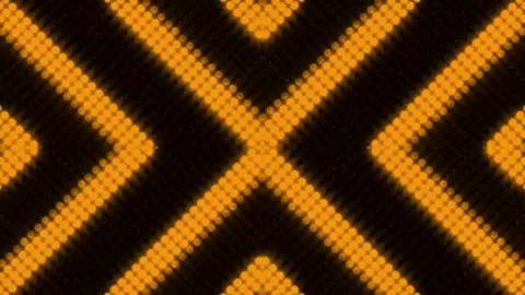 Lights Board Loop LED Background Animation Lights Flashing Wall Stock Footage 305492582