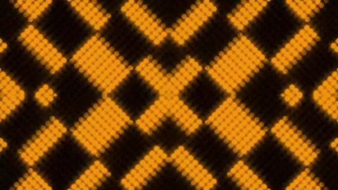 Lights Board Loop LED Background Animation Lights Flashing Wall Stock Footage 305492596