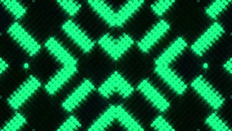 Lights Board Loop LED Background Animation Lights Flashing Wall Stock Footage 310873013