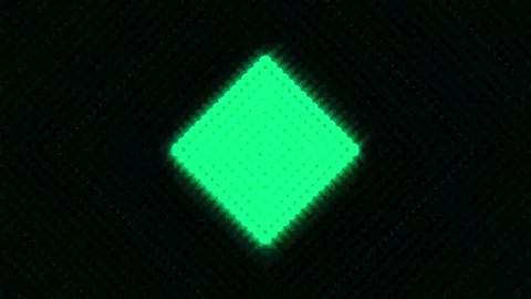 Lights Board Loop LED Background Animation Lights Flashing Wall Stock Footage 310873026