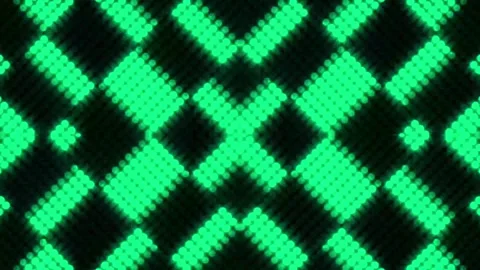 Lights Board Loop LED Background Animation Lights Flashing Wall Stock Footage 310873027